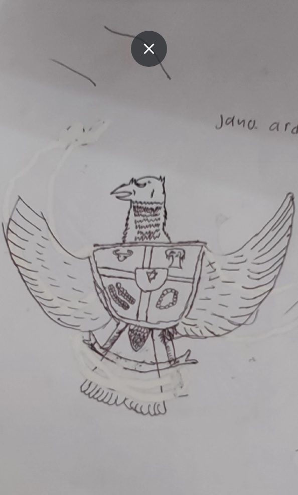 Murid SD diminta gambar burung Garuda, 12 potret hasil tugasnya bikin kagum
