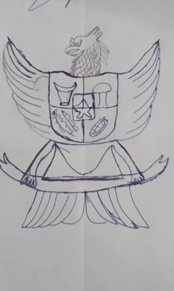 Murid SD diminta gambar burung Garuda, 12 potret hasil tugasnya bikin kagum