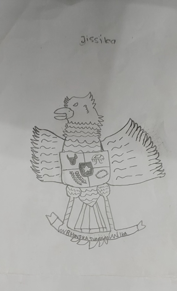 Murid SD diminta gambar burung Garuda, 12 potret hasil tugasnya bikin kagum