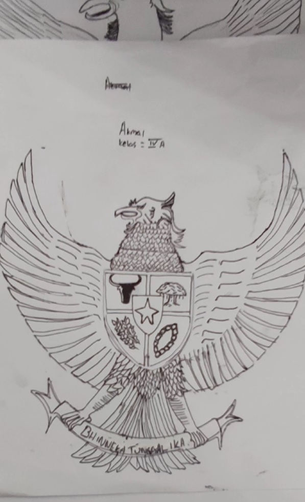 Murid SD diminta gambar burung Garuda, 12 potret hasil tugasnya bikin kagum