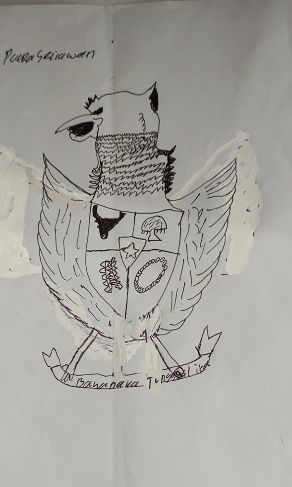 Murid SD diminta gambar burung Garuda, 12 potret hasil tugasnya bikin kagum