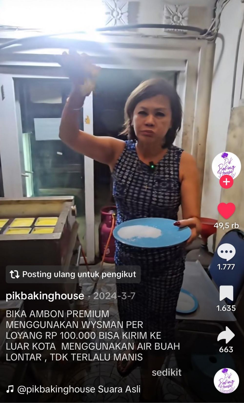 Trik membuat bika ambon ala Ci Mehong yang manisnya pas, kenyal, bersarang sempurna, dan tak berminyak