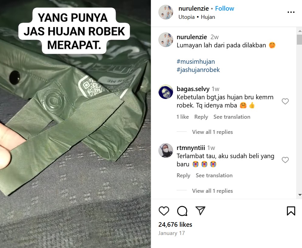 Cara mudah menambal jas hujan sobek ini bikin air tak rembes lagi, ampuh tanpa dijahit atau dilakban