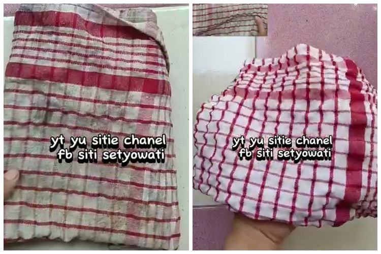 Cara praktis cuci serbet dapur dekil dan jamuran ini ampuh bikin bersih lagi meski tanpa disikat