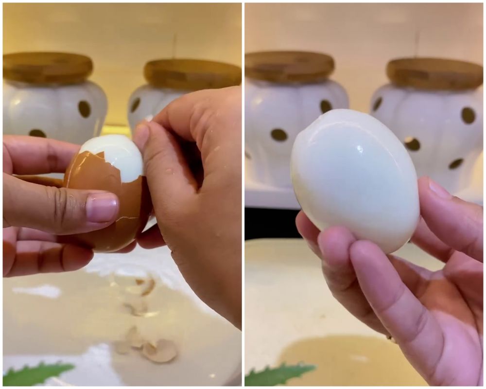 Tanpa diberi jeruk nipis atau minyak goreng, ini trik rebus telur hasilnya mulus dan tak mudah pecah