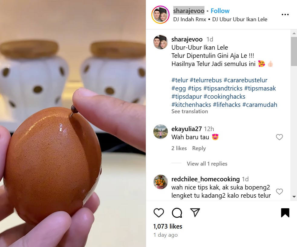 Tanpa diberi jeruk nipis atau minyak goreng, ini trik rebus telur hasilnya mulus dan tak mudah pecah