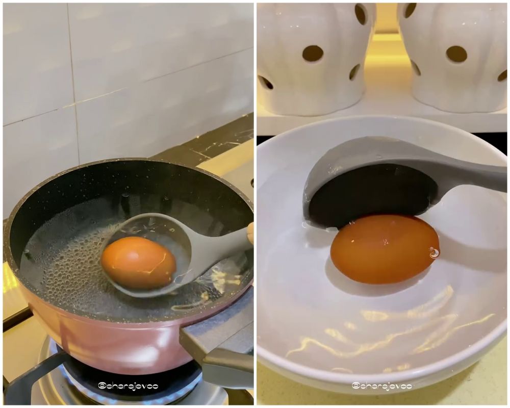 Tanpa diberi jeruk nipis atau minyak goreng, ini trik rebus telur hasilnya mulus dan tak mudah pecah