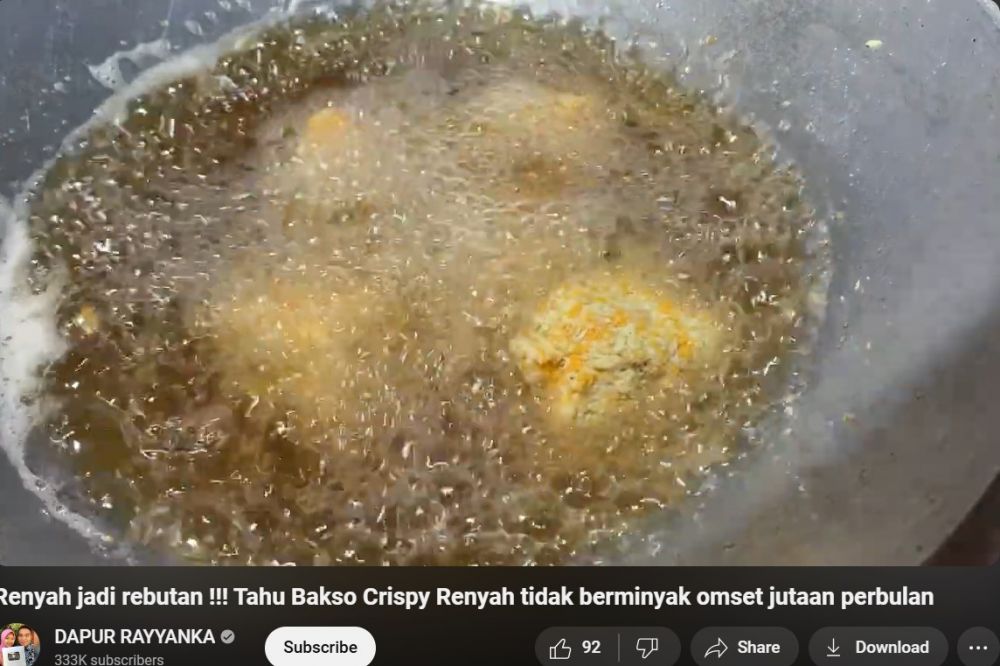 Trik goreng tahu bakso agar renyah tak berminyak dan antilembek meski sudah dingin