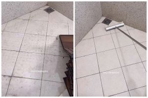 Cuma pakai 2 bahan dapur, ini cara menghilangkan noda bekas tanah dan serangga di lantai kamar mandi