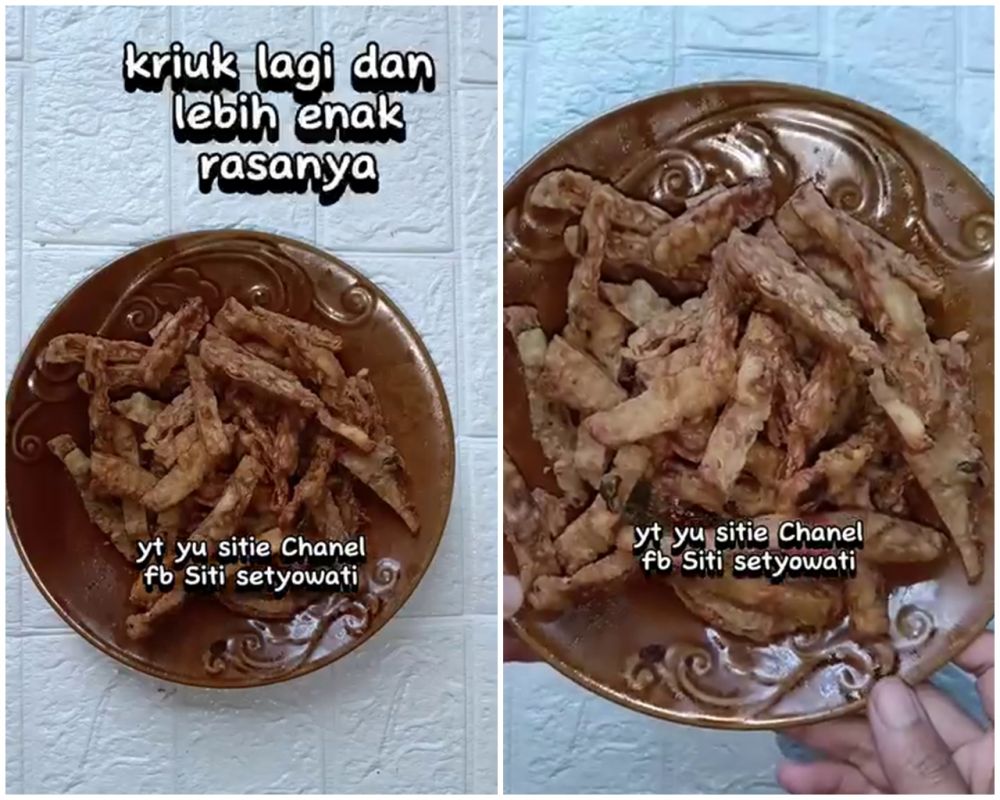 Tanpa air fryer, ini trik agar tempe mendoan dingin jadi hangat dan renyah lagi, ampuh tak berminyak