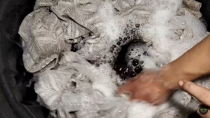 Cara agar gorden kotor dekil jadi putih lagi tanpa disikat, cuma pakai 3 bahan dapur