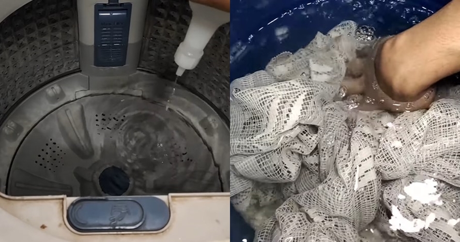 Cara agar gorden kotor dekil jadi putih lagi tanpa disikat, cuma pakai 3 bahan dapur