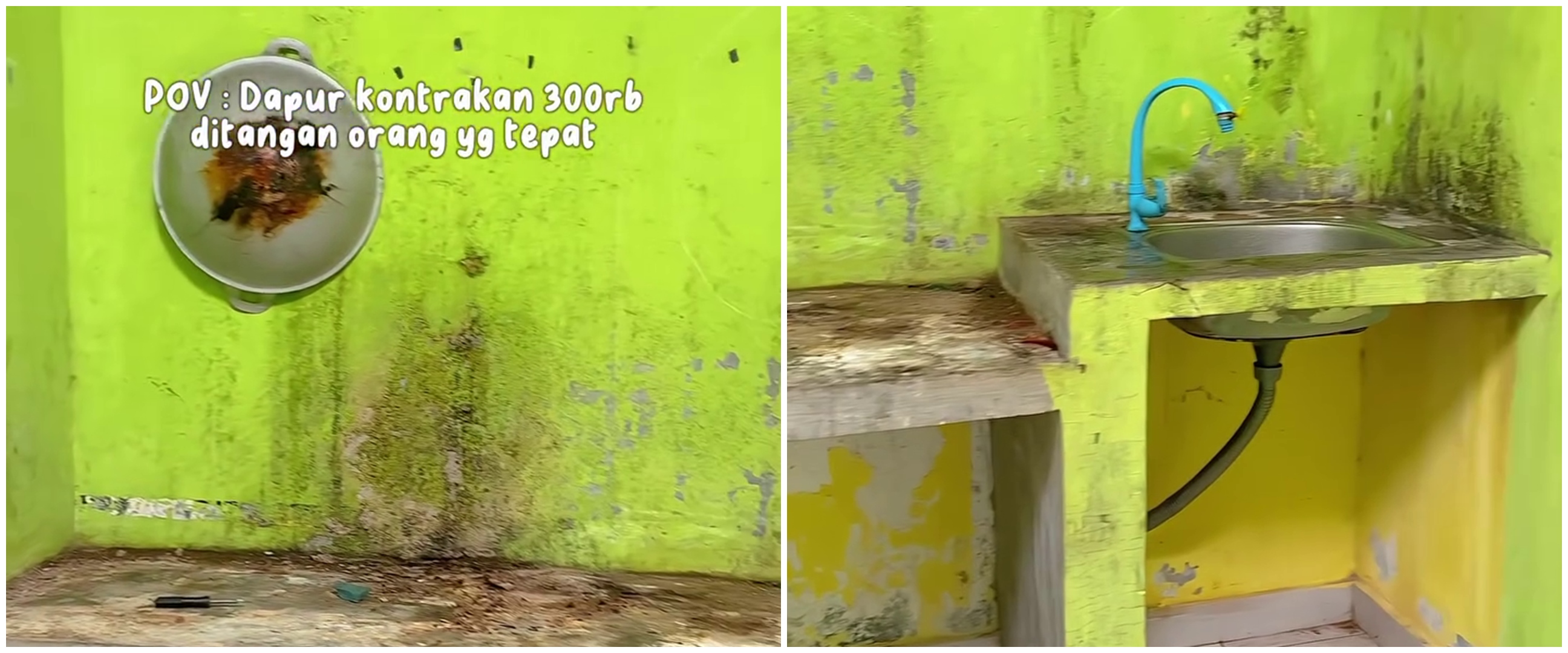 Awalnya buluk, 9 potret dapur tanpa kitchen set usai dimakeover jadi estetik bikin emak-emak mupeng