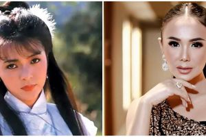 Usia lebih setengah abad gayanya bak ABG, potret Yuni Shara tampil saat Imlek dipuji mirip Bibi Lung