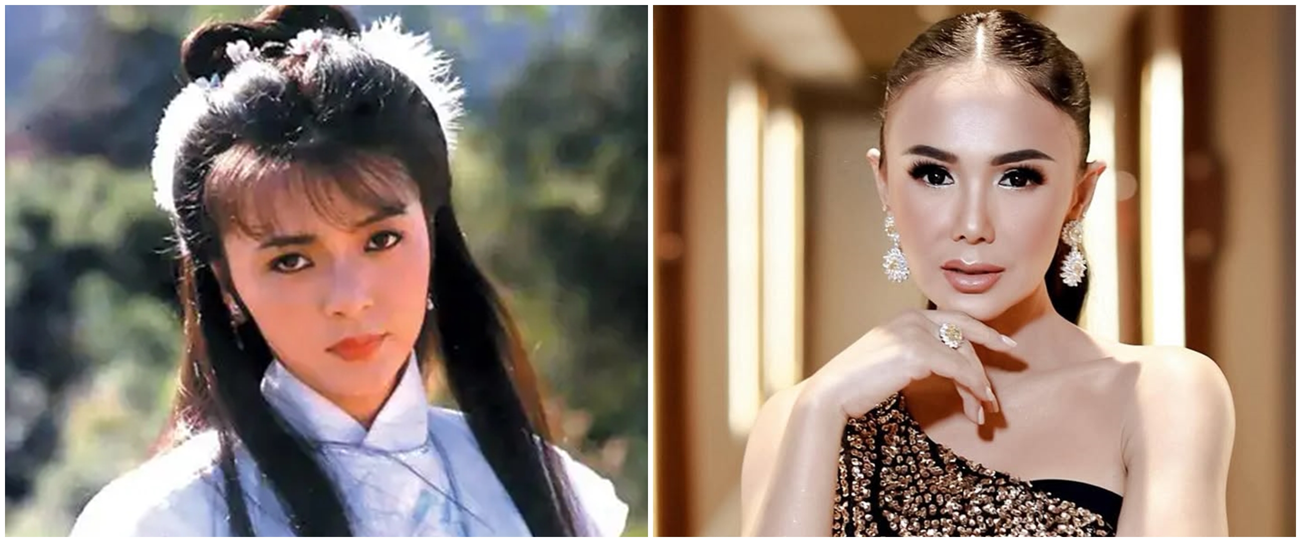 Usia lebih setengah abad gayanya bak ABG, potret Yuni Shara tampil saat Imlek dipuji mirip Bibi Lung