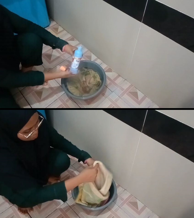 Bukan pakai sabun cuci atau bahan dapur, ini trik ampuh membersihkan handuk dekil jadi bersih berseri