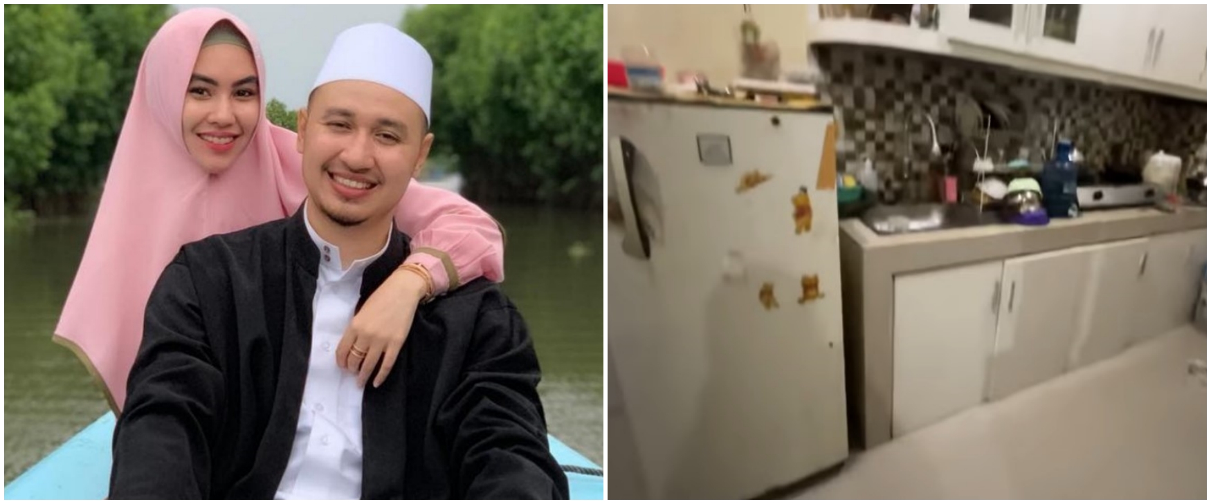 Dulunya usang kini estetik, 9 potret dapur di rumah orang tua Habib Usman dimakeover ini kian cantik