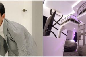 Dilengkapi ruang gaming, intip 9 potret kamar Rizwan anak Sule, desain pintu mirip di film Star Wars