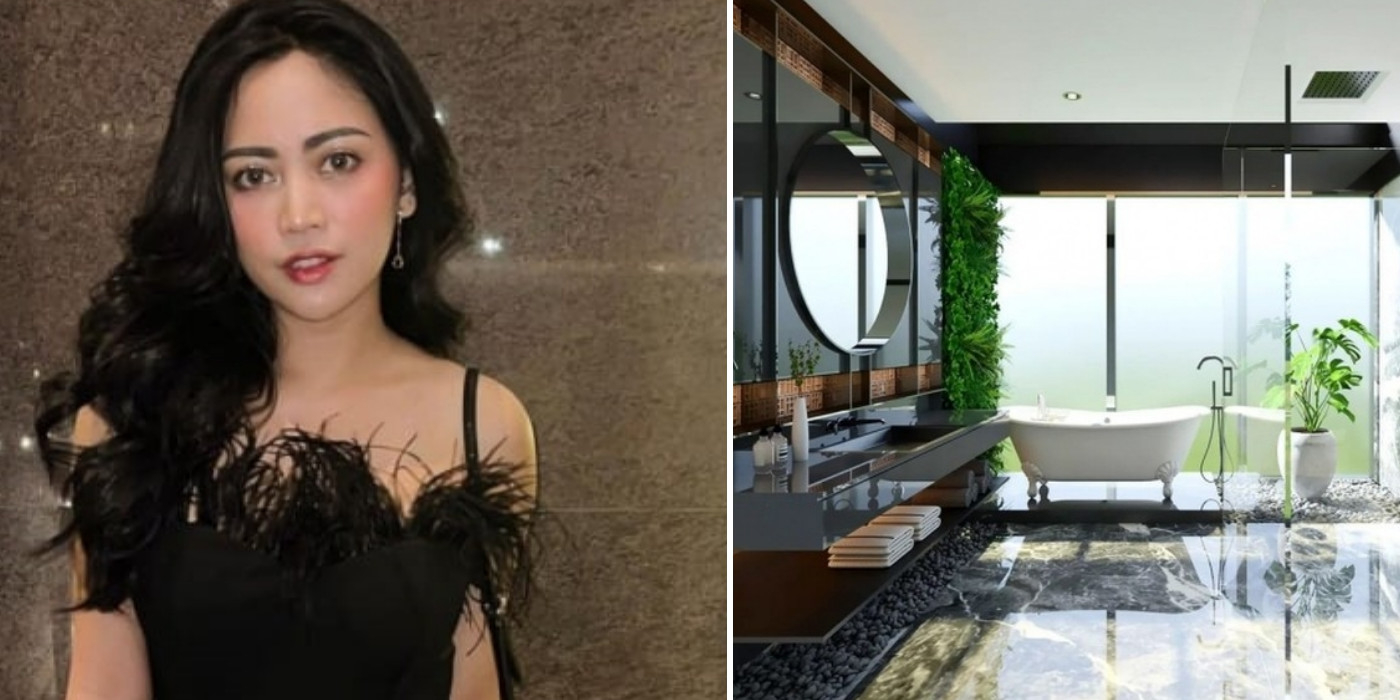 Pakai smart toilet, intip 9 potret kamar mandi Rachel Vennya di rumah mewah seluas 1.200 meter persegi