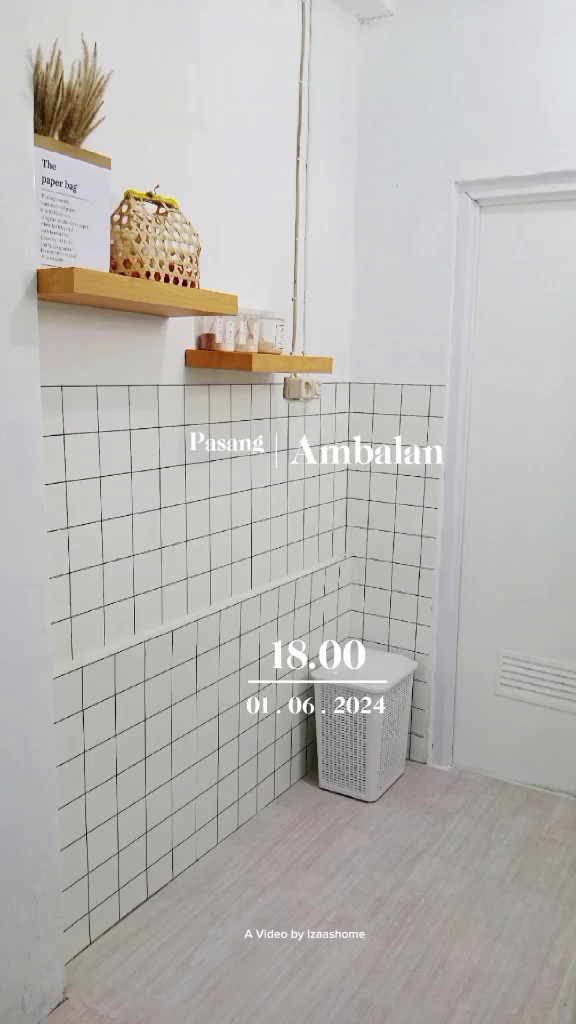 Makeover dapur mungil mepet kamar mandi jadi estetik di tangan yang tepat, intip 9 potretnya