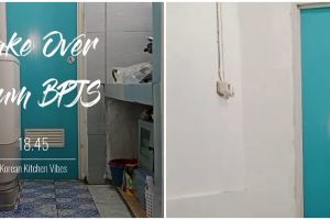 Makeover dapur mungil mepet kamar mandi jadi estetik di tangan yang tepat, intip 9 potretnya