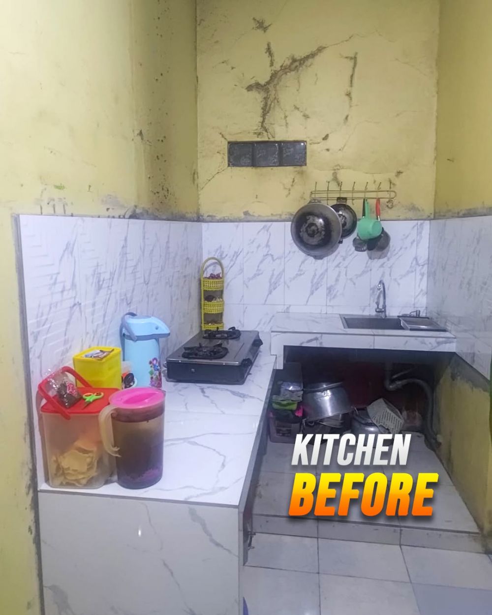 9 Potret makeover dapur sepetak kumuh tanpa kitchen set jadi apik meski minimalis
