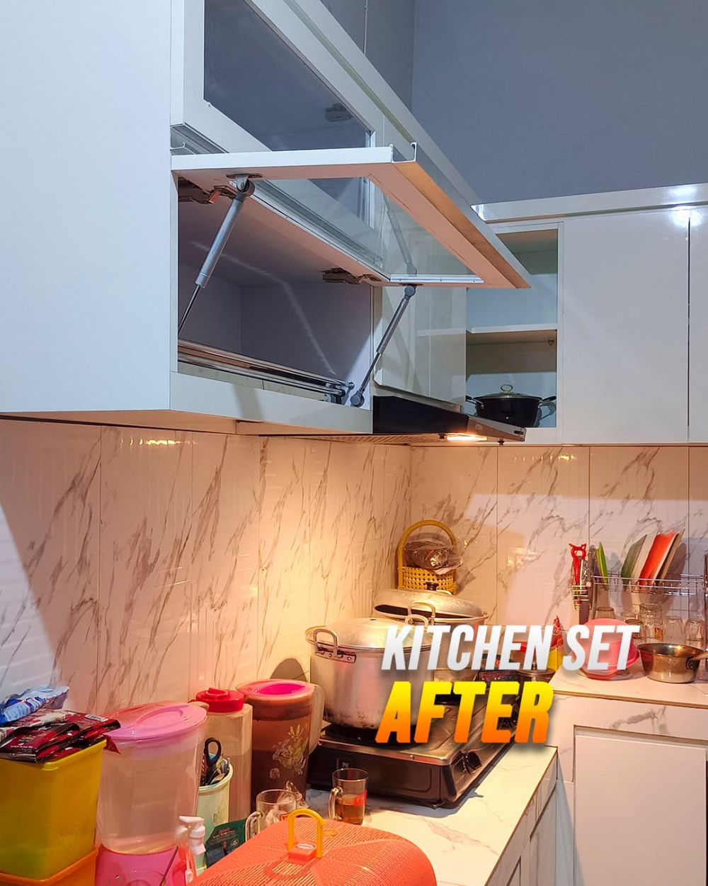 9 Potret makeover dapur sepetak kumuh tanpa kitchen set jadi apik meski minimalis