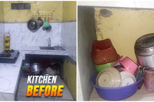 9 Potret makeover dapur sepetak kumuh tanpa kitchen set jadi apik meski minimalis