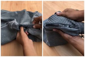 Bukan digosok lilin, ini trik mudah memperbaiki resleting celana macet pakai 1 bahan dapur