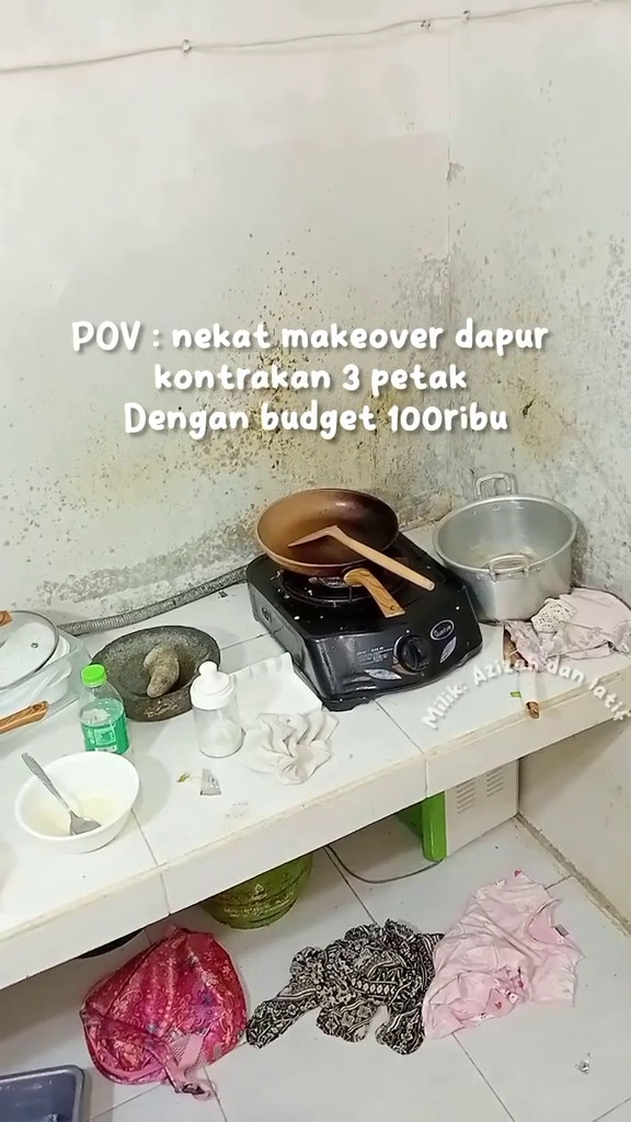  9 Potret makeover dapur dekil kontrakan jadi ciamik cuma modal Rp100 ribu ini bikin emak-emak mupeng