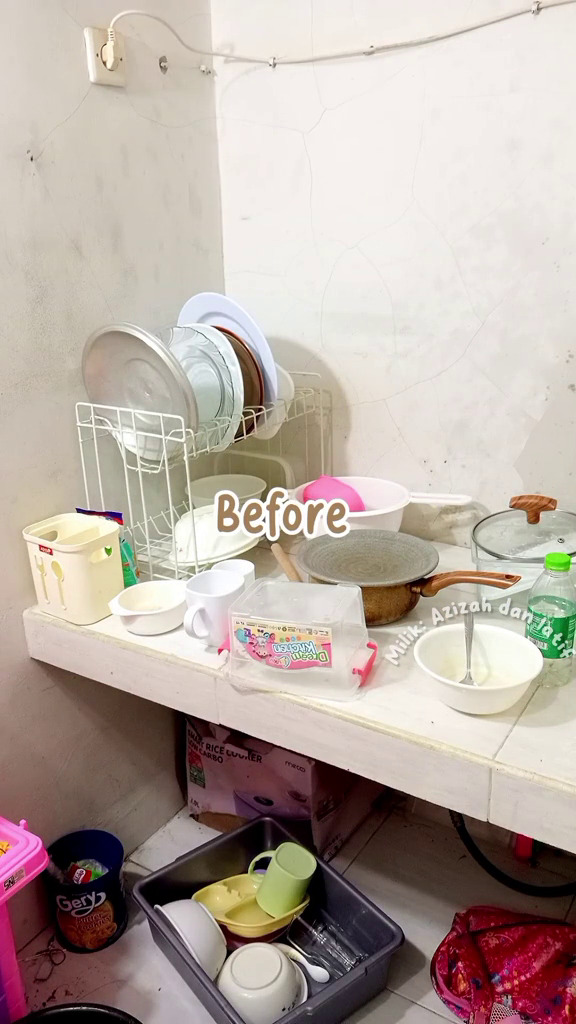  9 Potret makeover dapur dekil kontrakan jadi ciamik cuma modal Rp100 ribu ini bikin emak-emak mupeng
