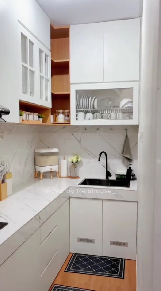 Tampilan awal dapurnya diejek sempit pol, 9 potret usai makeover ini estetiknya bikin kicep nyinyiran