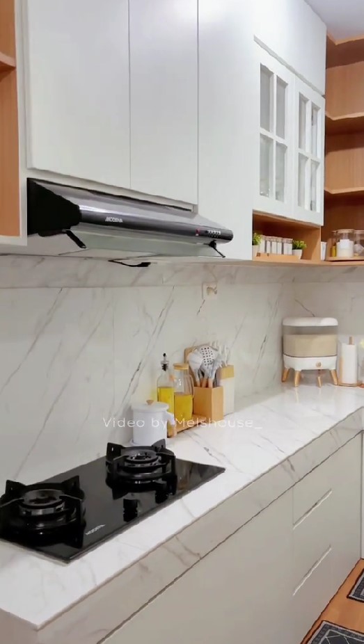 Tampilan awal dapurnya diejek sempit pol, 9 potret usai makeover ini estetiknya bikin kicep nyinyiran