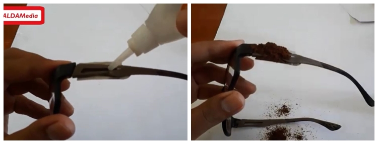 Trik perbaiki frame kacamata patah agar kuat dan kokoh lagi tak perlu ke optik, pakai 1 bahan dapur