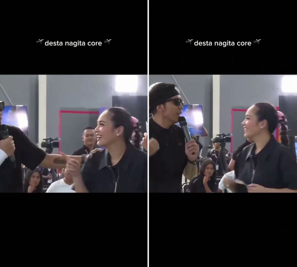 Pernah ngaku ngefans sama Nagita Slavina, intip 7 momen Desta saat ‘goda' Gigi ini bikin geregetan