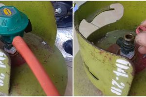 Tak perlu repot ganti karet seal, ini trik jitu atasi tabung gas mendesis cuma pakai 1 bahan perekat