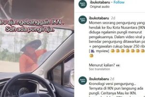 Viral pungli di IKN, pengunjung mengaku kena Rp250 ribu untuk parkir