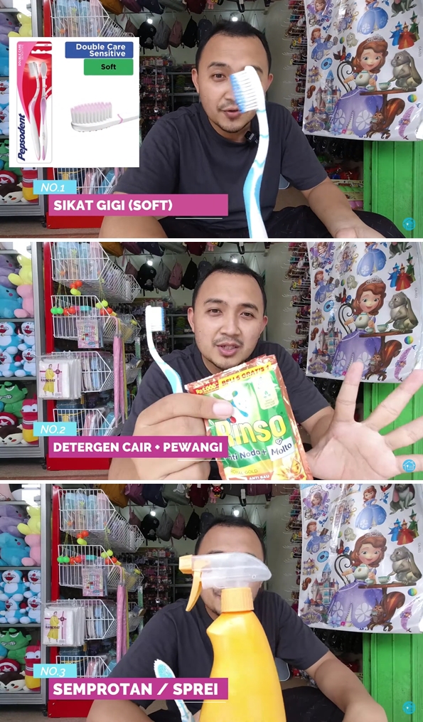 Jangan direndam, begini trik cuci peci bau tanpa merusak kain hanya pakai 1 bahan sederhana