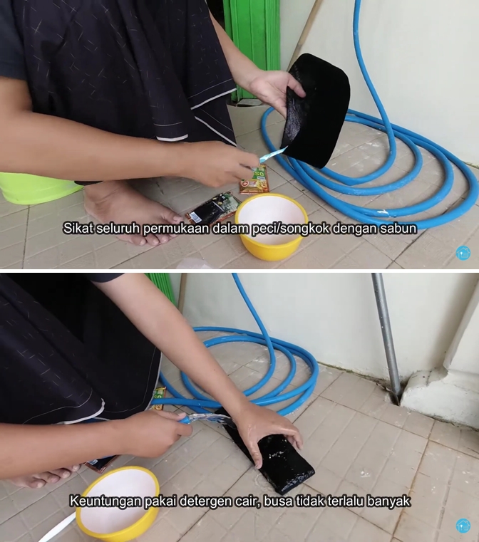 Jangan direndam, begini trik cuci peci bau tanpa merusak kain hanya pakai 1 bahan sederhana