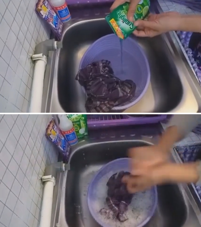 Trik hilangkan bau tengik pada kain lap tanpa direndam air panas, hanya gunakan 3 bahan dapur