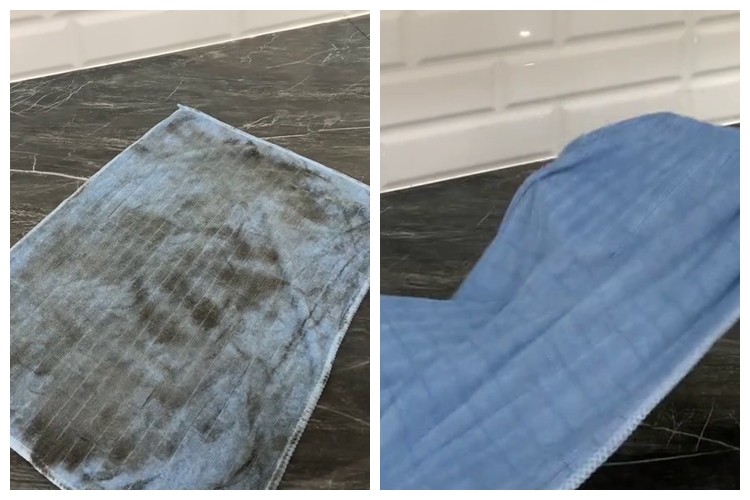 Trik hilangkan bau tengik pada kain lap tanpa direndam air panas, hanya gunakan 3 bahan dapur