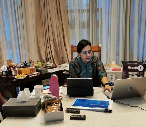 Setiap sudut huniannya bisa buat 'ngantor', begini 9 penampakan rumah Sri Mulyani