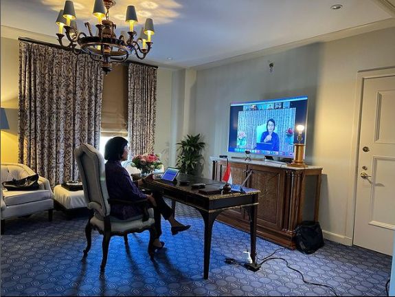 Setiap sudut huniannya bisa buat 'ngantor', begini 9 penampakan rumah Sri Mulyani