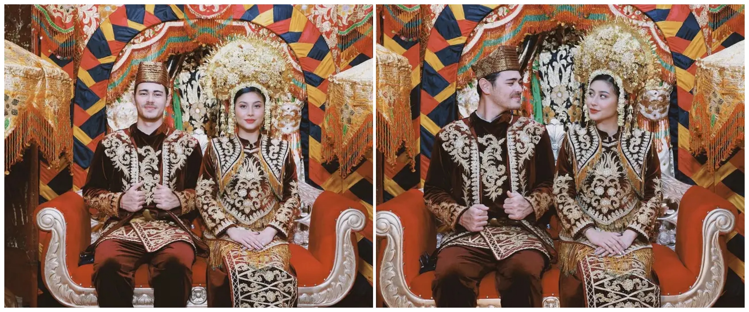 Unggah kebersamaan bareng Awkarin pakai baju adat Minang, Abyakta tulis caption yang menyentuh hati