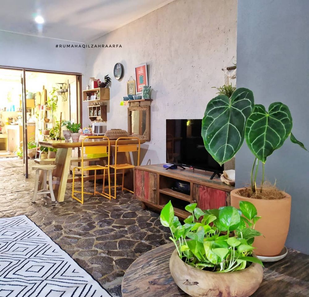 9 Potret dapur outdoor di teras ini desainnya keren abis, bikin masak sekaligus healing