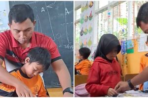 Beda dari lainnya, guru olahraga ini ajarkan murid nyetrika dan lipat pakaian, aksinya tuai sorotan