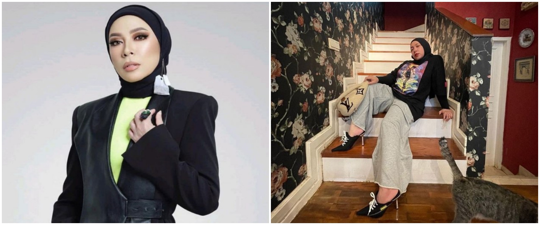 Dulu tinggal di gubug pinggir kali kini sukses punya rumah megah, 11 potret hunian Melly Goeslaw