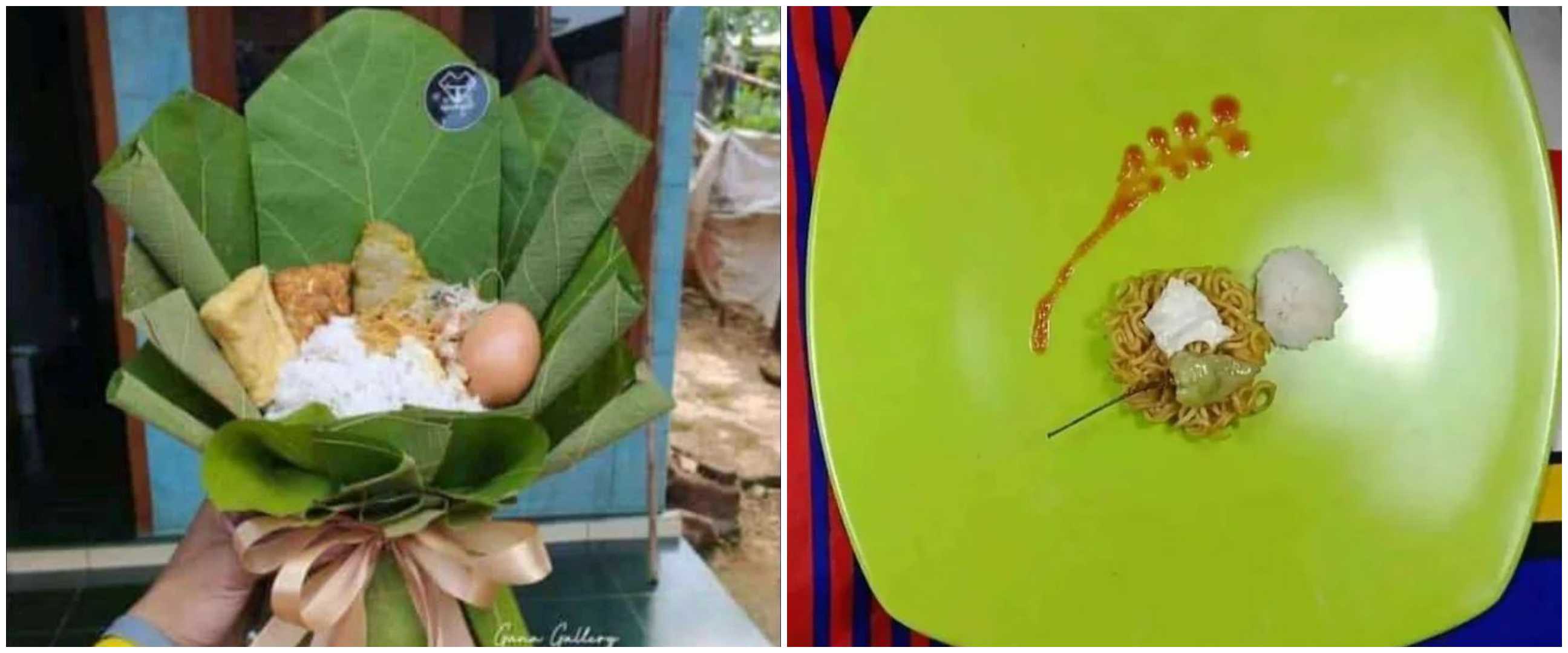 Skill-nya boleh diadu, 11 potret lucu penyajian makanan ini bikin lihat dua kali