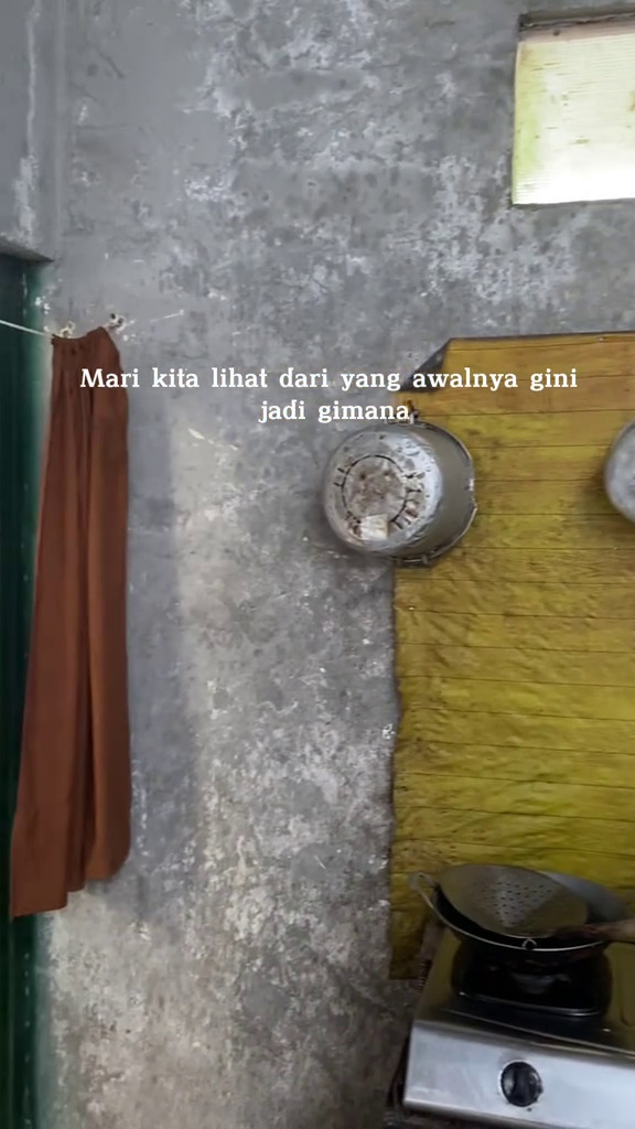 9 Potret makeover dapur ibu dari kusam jadi estetik, bukti sederhana tetap terlihat apik dan nyaman