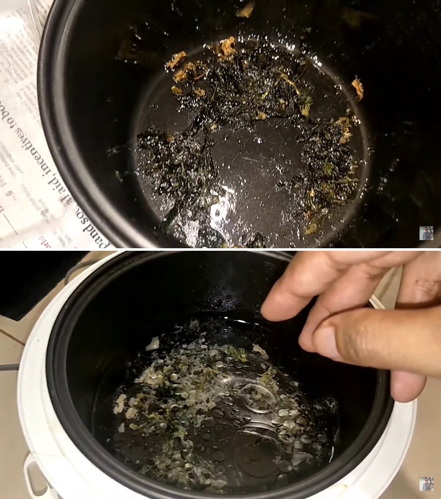 Trik cuci kerak gosong panci rice cooker tanpa merusak lapisan antilengket, cuma pakai 1 jenis buah